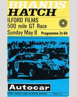 Programme Cover - Brands Hatch 500 Miles 1966