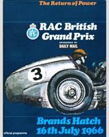 Programme Cover - British Eagles Trophy Brands Hatch 1966