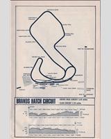 Track Map - Guards Trophy Brands Hatch 1966
