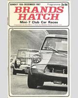 Programme Cover - M7CC Brands Hatch [Special GT/SR] 1967