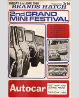 Programme Cover - Brands Hatch [Special GT1.15] 1968