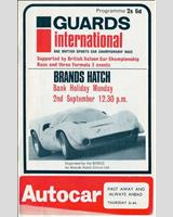 Programme Cover - Guards International Trophy Brands Hatch 1968