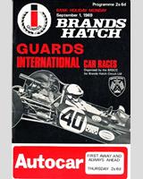 Programme Cover - Guards Trophy Brands Hatch 1969