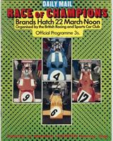 Programme Cover - Race of Champions 1970