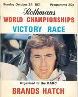 Programme Cover - Victory Race 1971