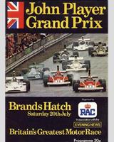 Programme Cover - GP Great Britain 1974