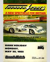 Programme Cover - Thundersports Brands Hatch 1983