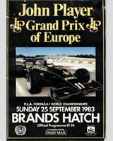 Programme Cover - Thundersports Brands Hatch 1983