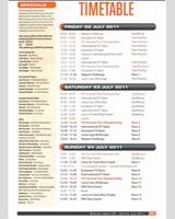 Schedule of Events - International GT Open Brands Hatch 2011