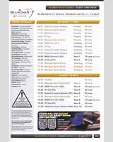Schedule of Events - Blancpain Sprint Series Brands Hatch 2014