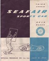 Programme Cover - SCCA National Seattle Seafair - Production Cars Over 1500 cc 1955