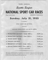 Schedule of Events - SCCA National Seattle Seafair - Production Cars Over 1500 cc 1955