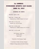 Schedule of Events - ICNSCC Bremerton - Production Class G 1957