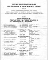 Entry List - Bridgehampton 500 Kilometres - Class: 2000 cc 1965