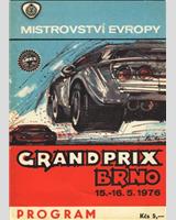 Programme Cover - Grand Prix Brno 1976