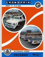 Programme Cover - Grand Prix Brno 1982