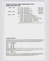 Schedule of Events - Brno 360 Kilometres 1988