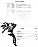 Schedule of Events - Trans-Am Bryar [U2L] 1970