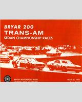 Programme Cover - Trans-Am Championship Bryar - Two-Five Challenge 1971