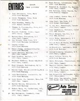 Entry List - Trans-Am Championship Bryar 1971