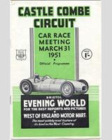 Programme Cover - National Castle Combe [S1.5/1.1s] 1951