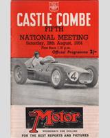Programme Cover - Bristol MC & LCC Castle Combe [S1.5] 1954