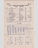 Entry List - Bristol MC & LCC Castle Combe [Unlimited] 1954