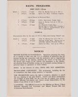 Schedule of Events - Bristol MC & LCC Castle Combe [S1.5] 1954