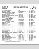 Entry List - BARC Castle Combe [Formula Libre] 1968
