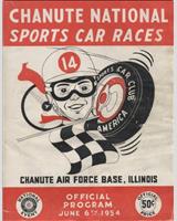 Programme Cover - Preliminary Chanute [Production+GM+HM] 1954