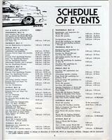 Schedule of Events - Can-Am Charlotte 1979