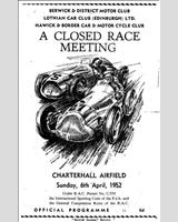 Programme Cover - WJC Charterhall [Relay Handicap] 1952