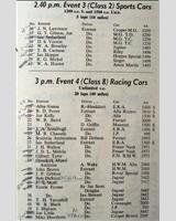 Entry List - WJC Charterhall [S1.5/1.2s] 1952