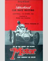 Programme Cover - Charterhall International [S1.5] 1952