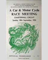 Programme Cover - WJC Charterhall [Sports Handicap] 1953