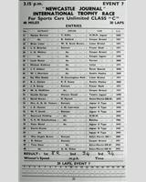 Entry List - Charterhall International [Sports] 1955