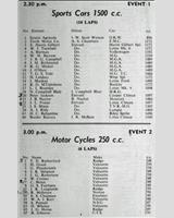 Entry List - WJC Charterhall [S1.5] 1956