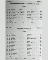 Entry List - WJC Charterhall [S+2.0] 1957