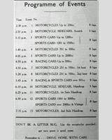 Schedule of Events - WJC Charterhall [S2.0] 1958