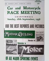 Programme Cover - WJC Charterhall [Racing] 1958