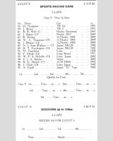 Entry List - BMRC Charterhall [SR] 1959
