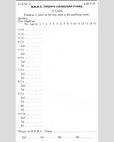 Entry List - BMRC Charterhall [BMRC Trophy Handicap] 1959