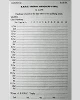 Entry List - BMRC Charterhall [BMRC Trophy Handicap] 1959
