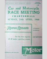 Programme Cover - WJC Charterhall [S+1.6] 1960