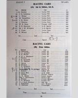 Entry List - WJC Charterhall [Racing] 1960