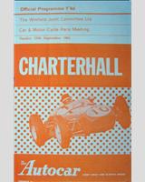 Programme Cover - WJC Charterhall [S+1.6/S1.3C] 1961