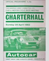Programme Cover - WJC Charterhall [S+1.6/S1.3C] 1962