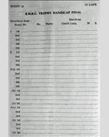Entry List - BMRC Charterhall [BMRC Trophy Handicap] 1962