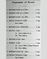 Schedule of Events - WJC Charterhall [GT+1.3] 1963