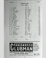 Entry List - WJC Charterhall [S1.3] 1964